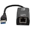 Add-On Addon Usb 3.0 (A) Male To Rj-45 Female Black Adapter USB302NIC - alternate 1